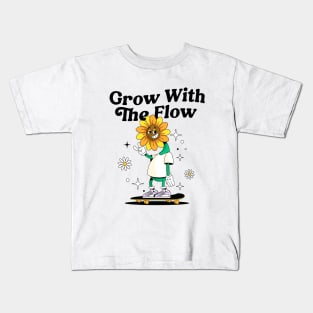 GROW WITH THE FLOW Kids T-Shirt
